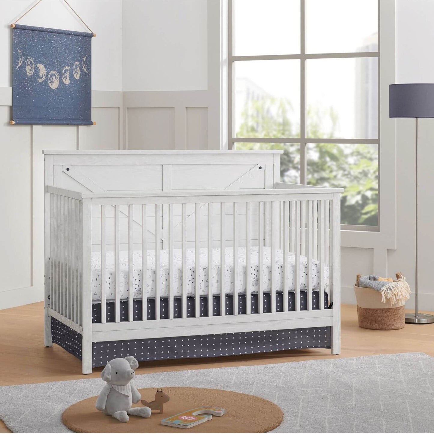 Oxford Baby Montauk Full Bed Conversion Kit | Barn White