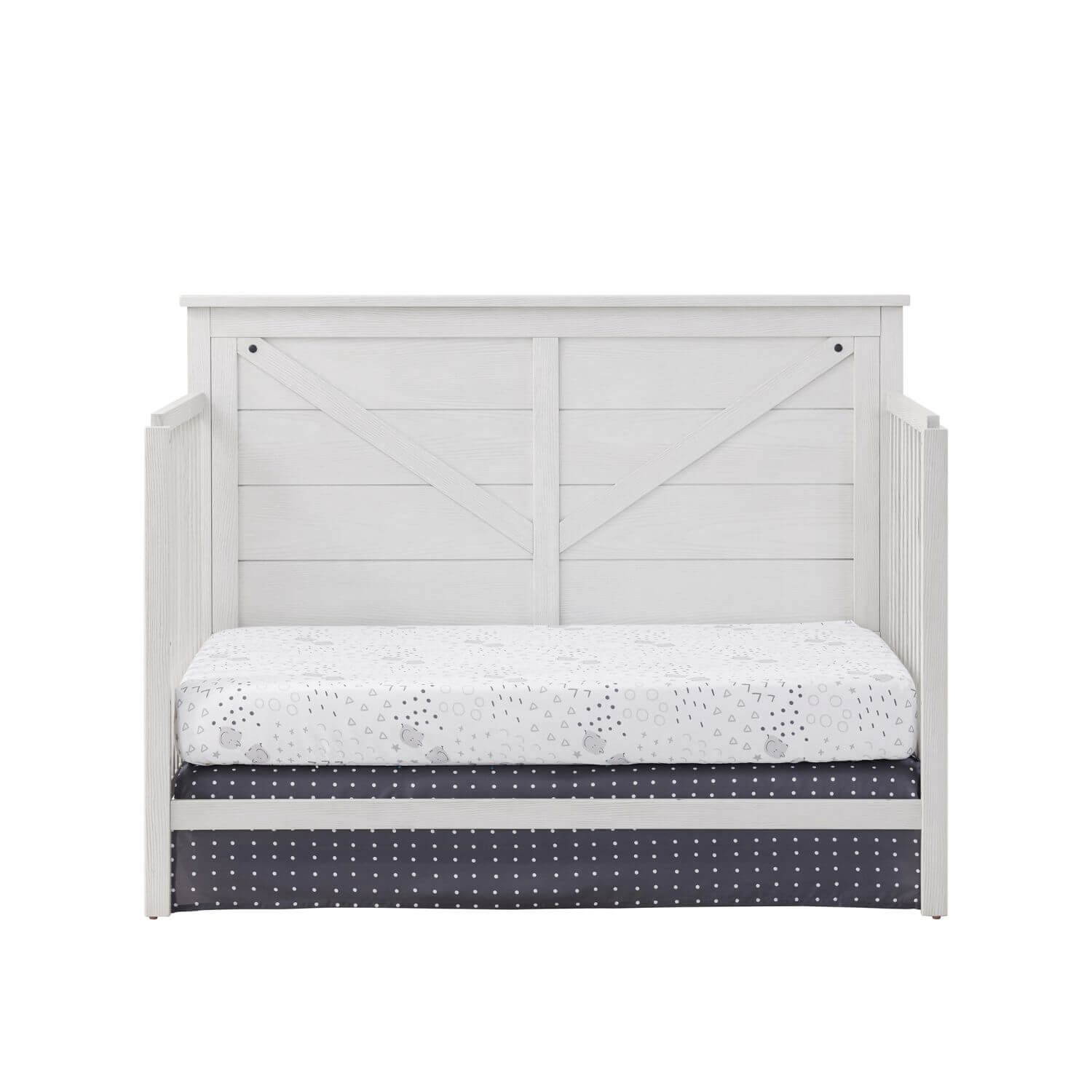 Oxford Baby Montauk 4-in-1 Convertible Crib | Barn White
