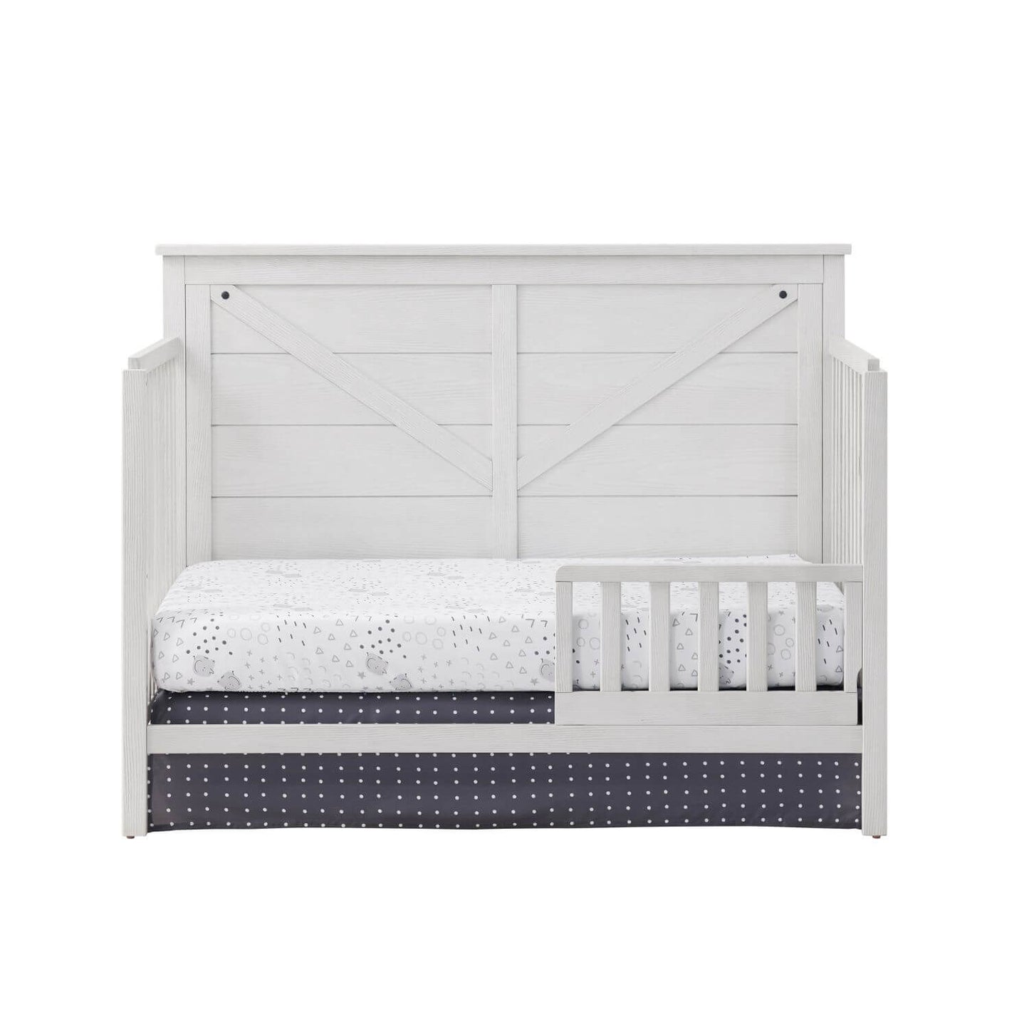Oxford Baby Montauk 4-in-1 Convertible Crib | Barn White