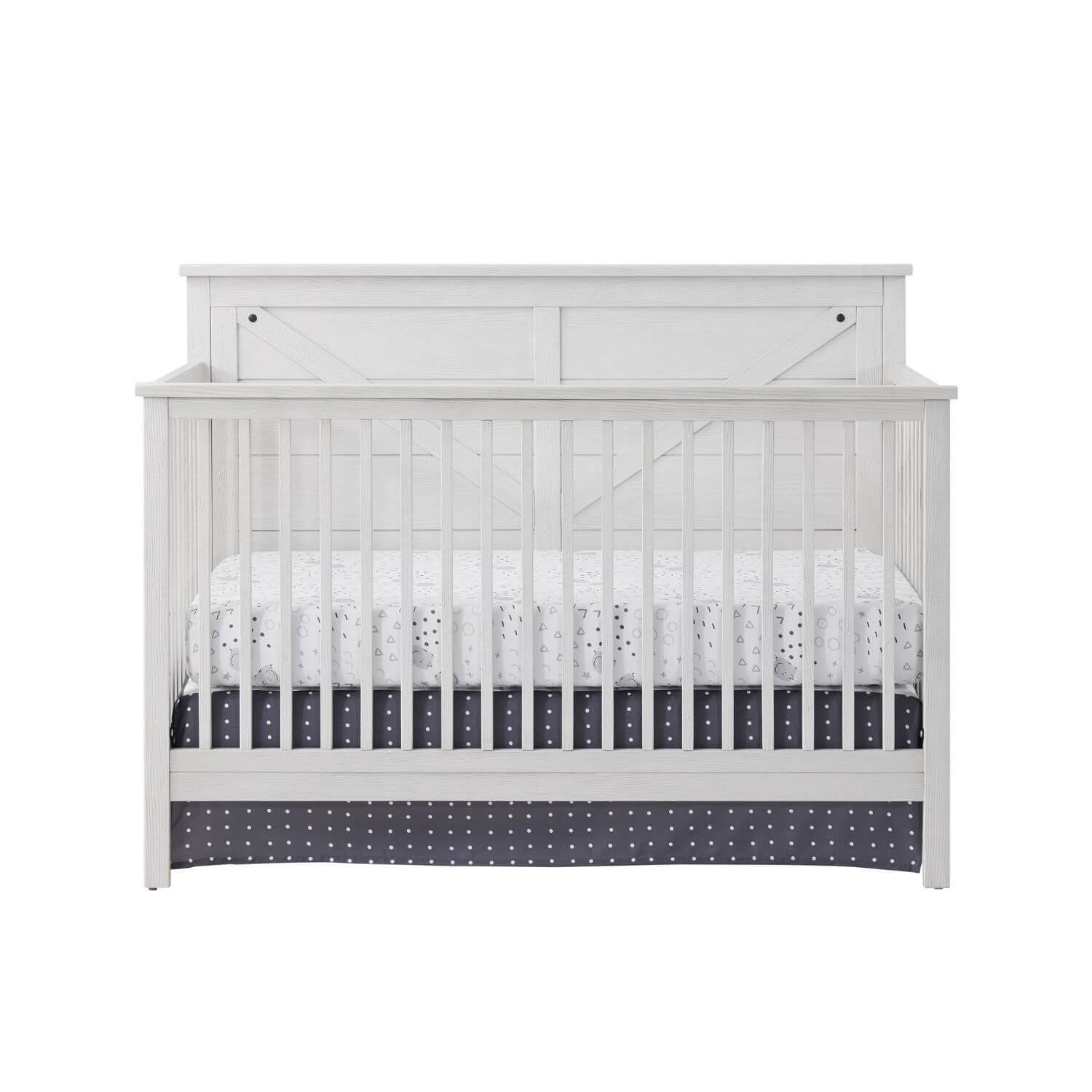 Oxford Baby Montauk 4-in-1 Convertible Crib | Barn White