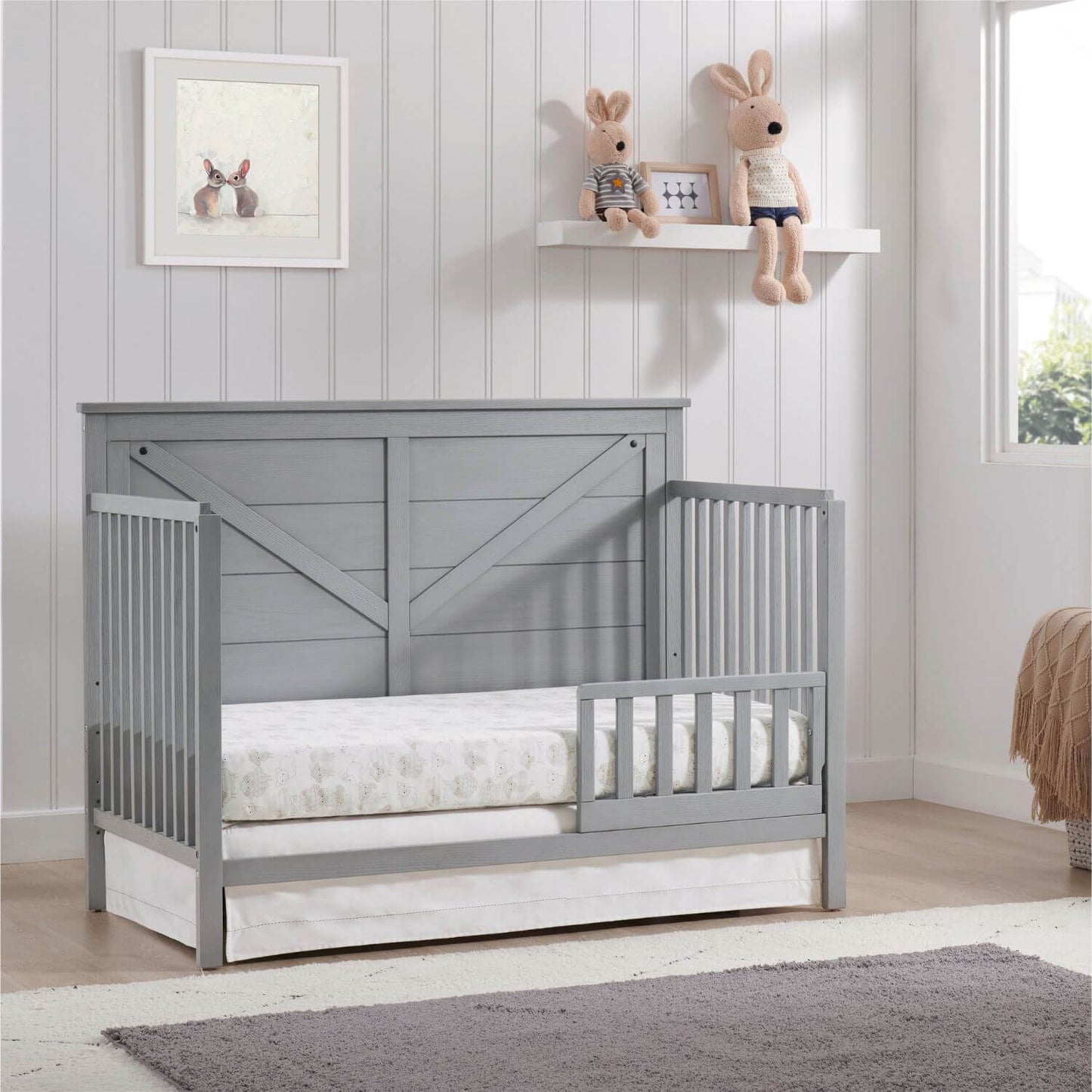 Oxford Baby Montauk Guard Rail | Farmhouse Gray