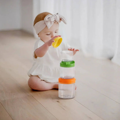 Baby Playing Tiny Land® Montessori Toys Set for Infants
