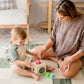 Mom & Kid Playing Tiny Land® Montessori Toy