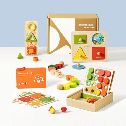 Tiny Land® Montessori Toys Set for Toddlers