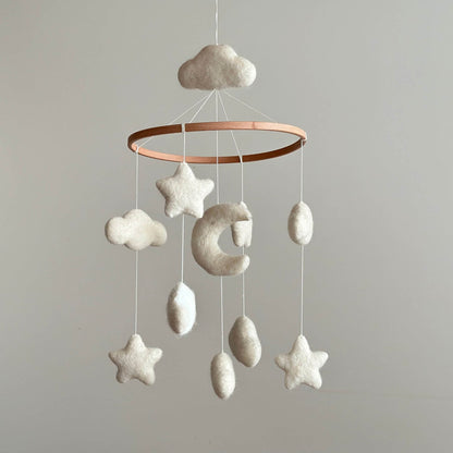 Ganapati Crafts Co. Moon & Stars Baby Mobile