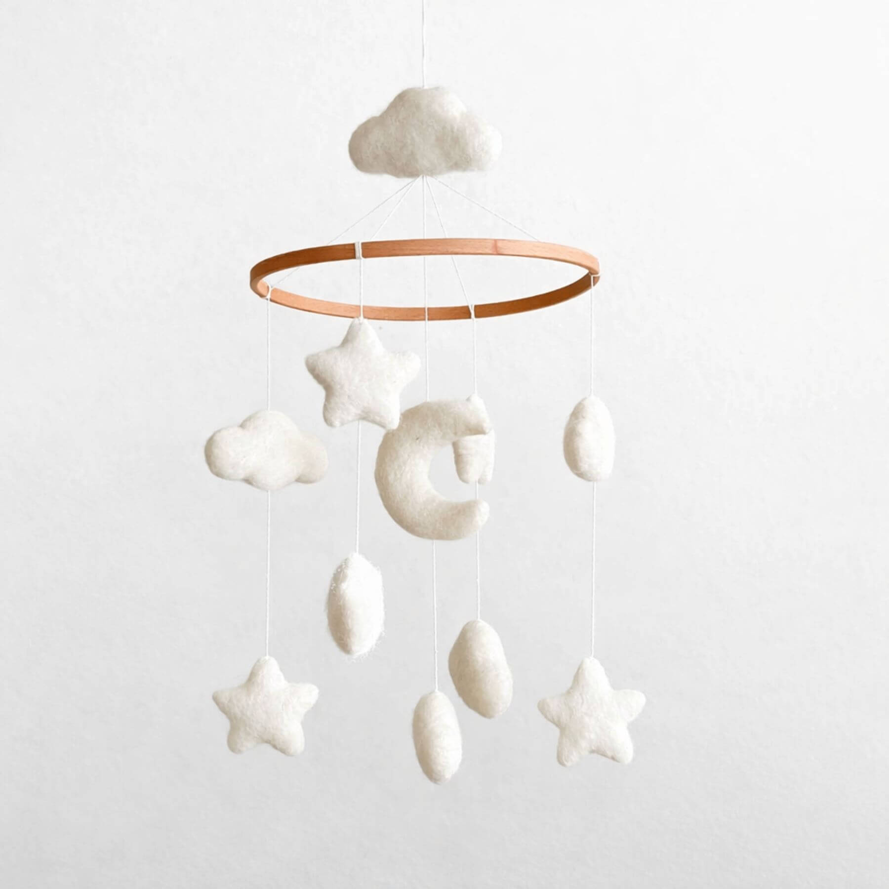 Ganapati Crafts Co. Moon & Stars Baby Mobile