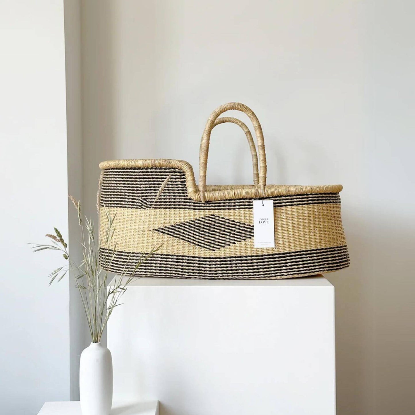 Unique Love Design Moses Basket 'In Harmony With Nature' Ethno