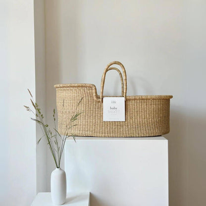 Unique Love Design Moses Basket 'In Harmony With Nature', Pure Natural