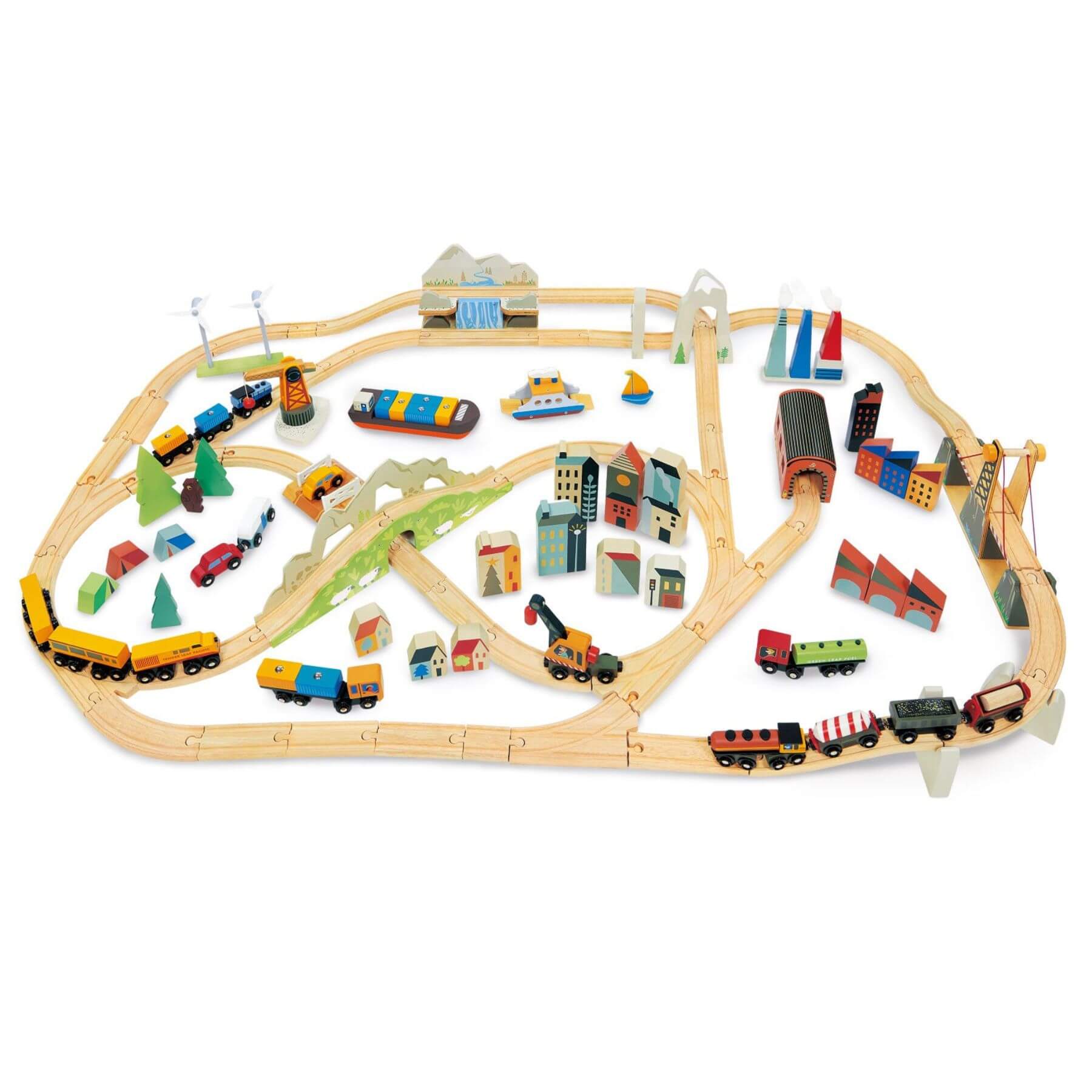 Tender Leaf Mountain View Train Set