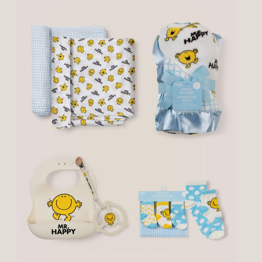JuJuBe Everyday Essentials Baby Bundle - Mr Happy™