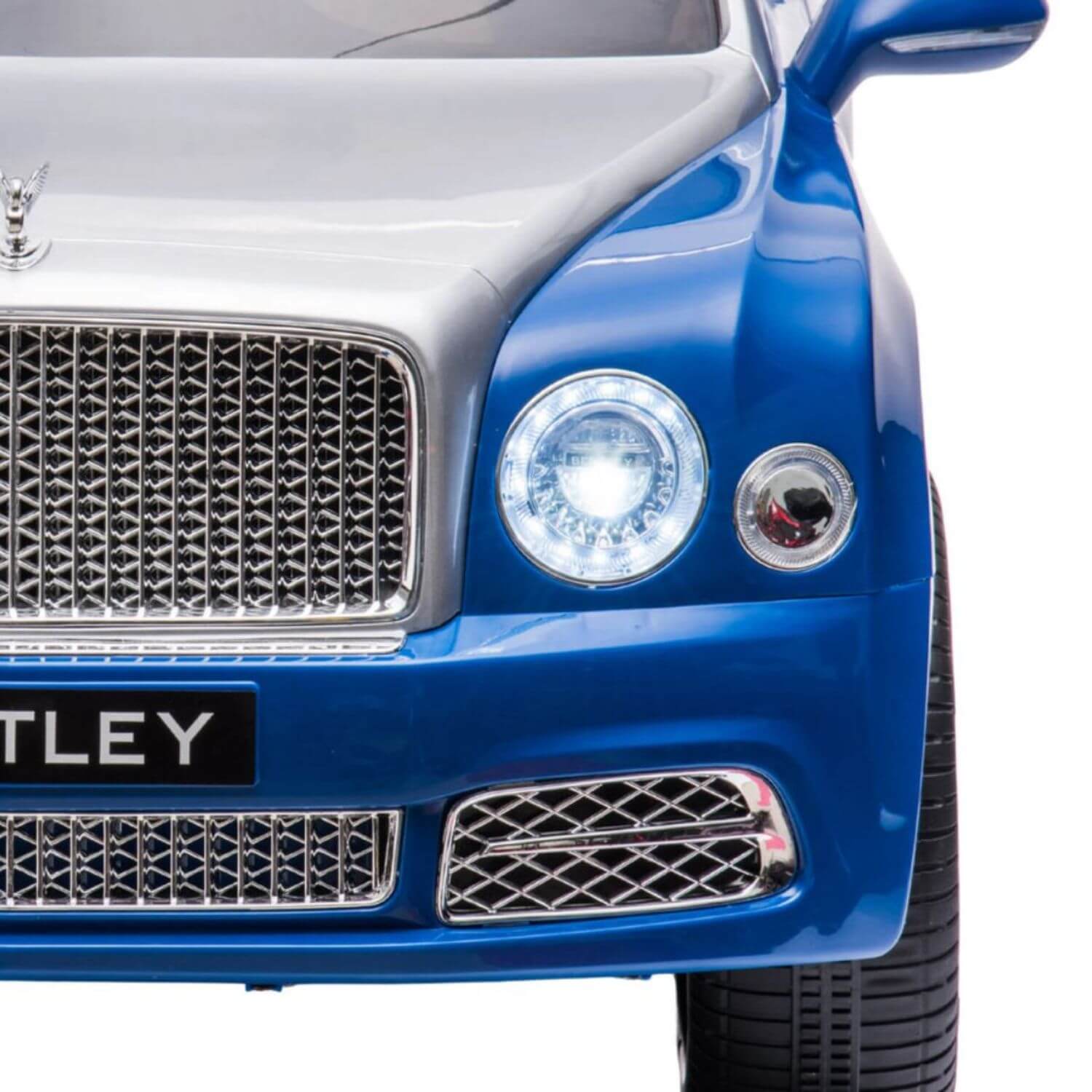 Detail of Bentley Mulsanne Electric Ride-On Car Blue