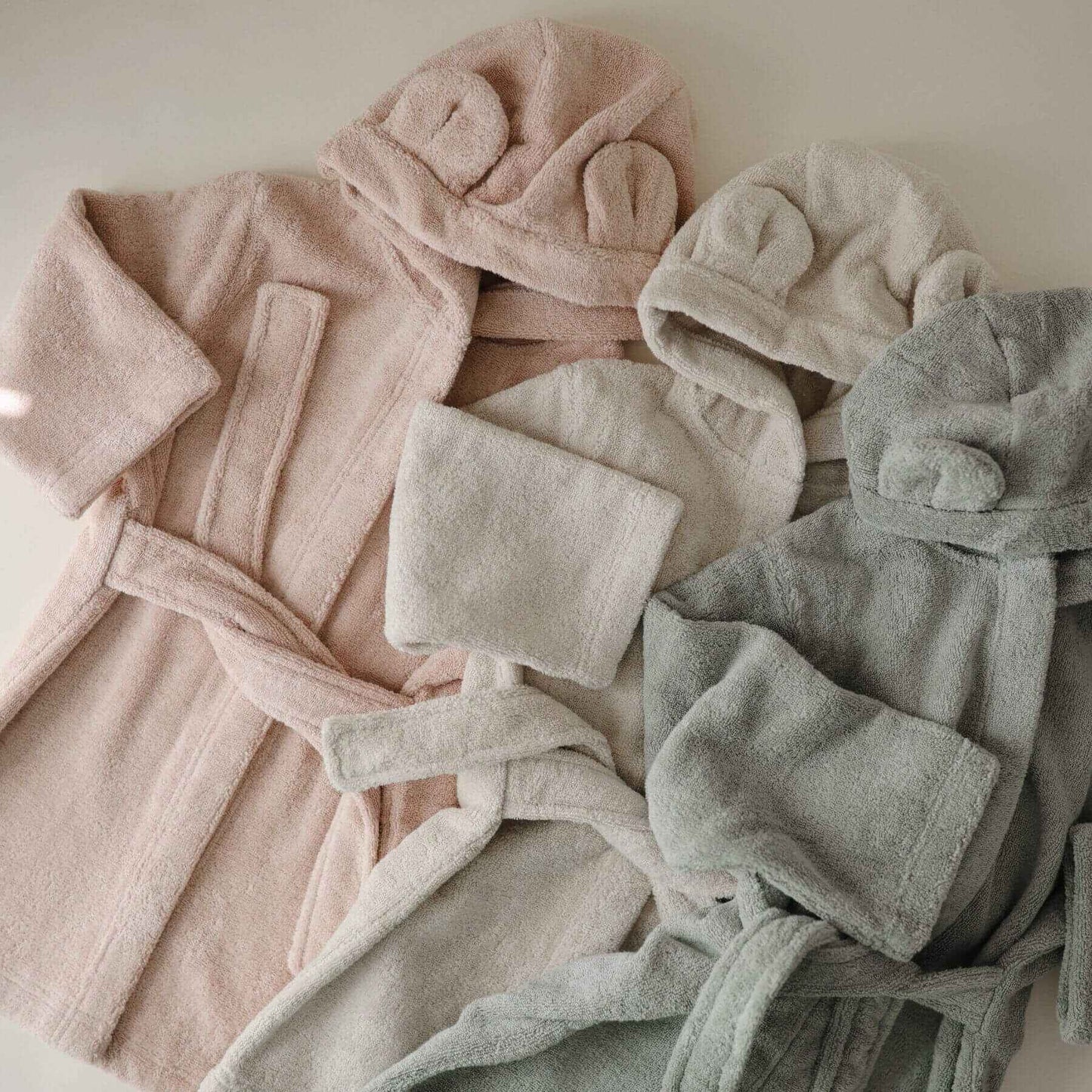 Mushie Bear Robe in three colors
