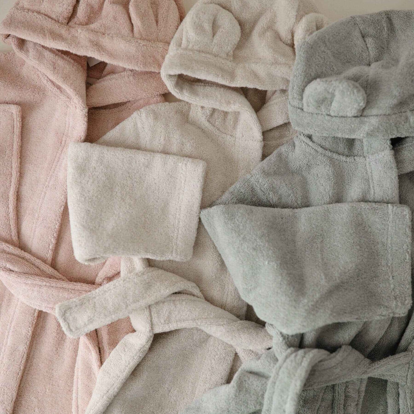 Mushie Bear Robe in three colors