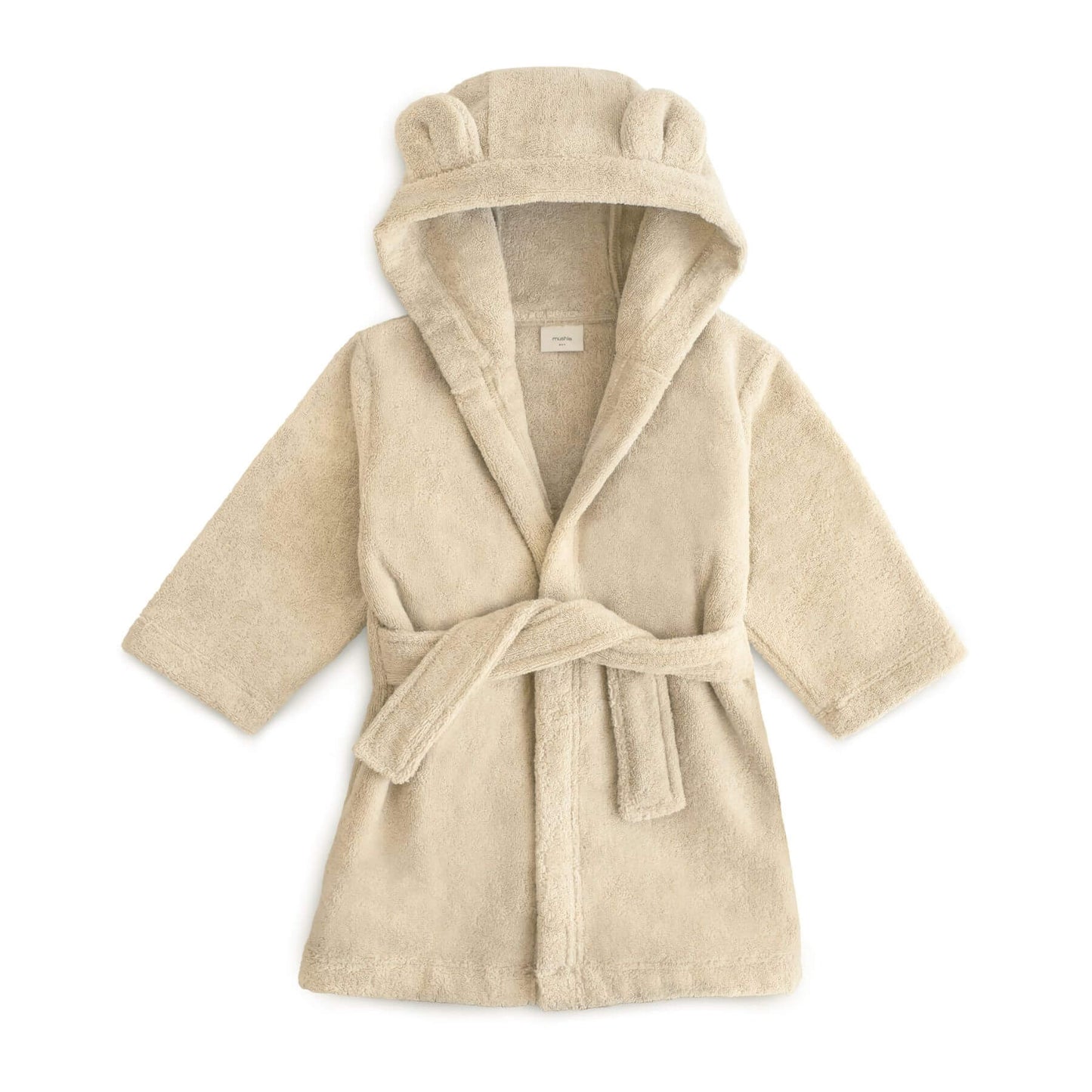 Mushie Bear Robe - Fog