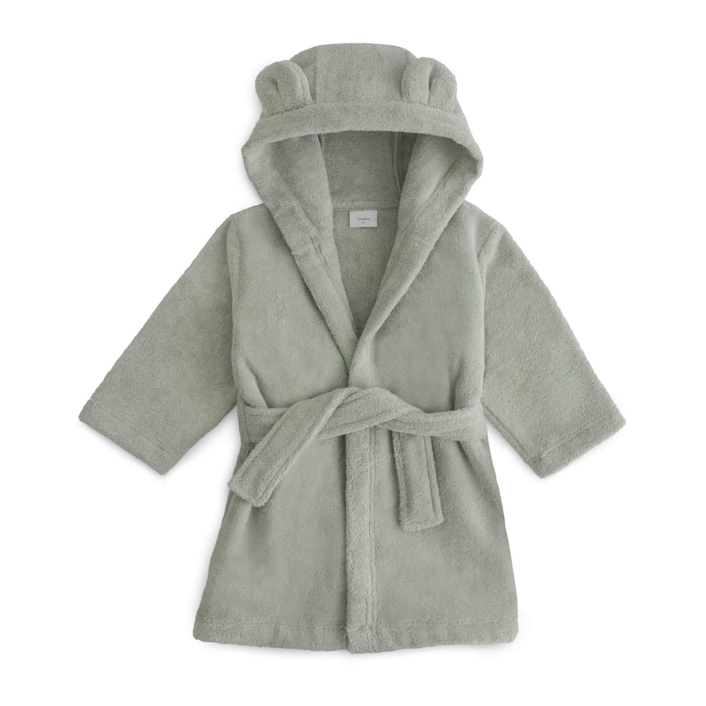 Mushie Bear Robe - Moss