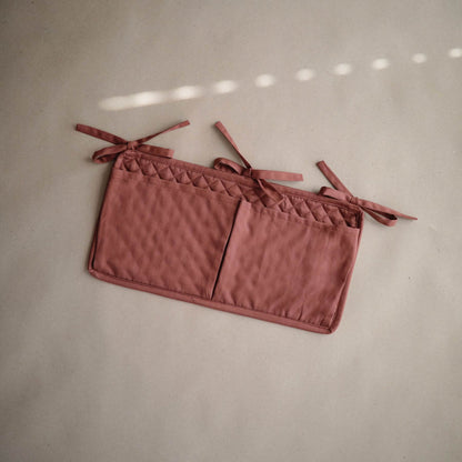 Mushie Storage Pocket - Cognac