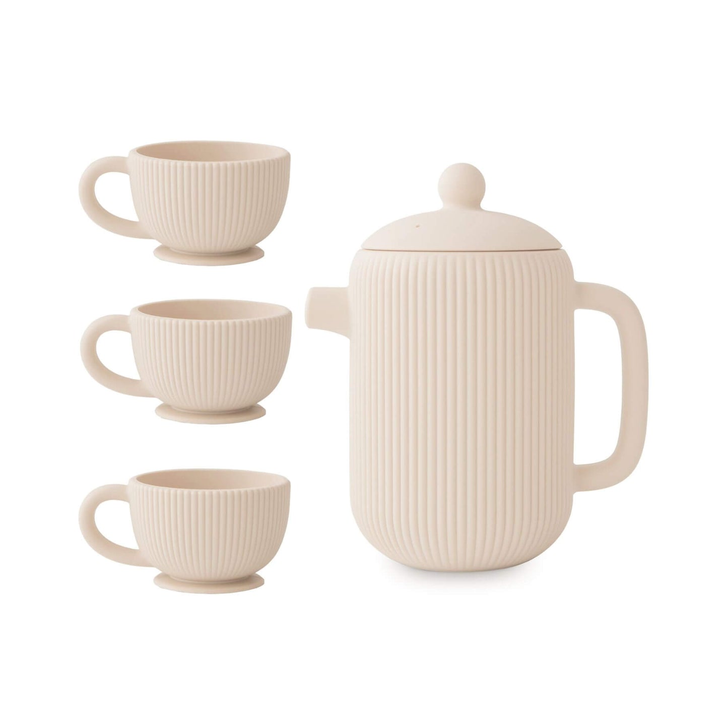 Mushie Silicone Tea Play Set - Sand