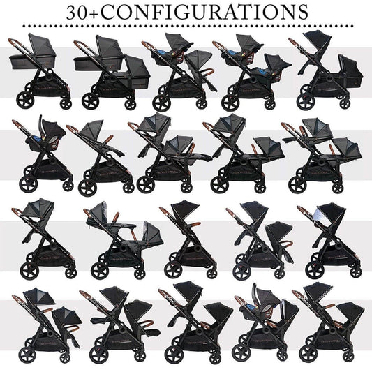 Venice Child Maverick Stroller & Bassinet | Twilight - 30+ Configurations