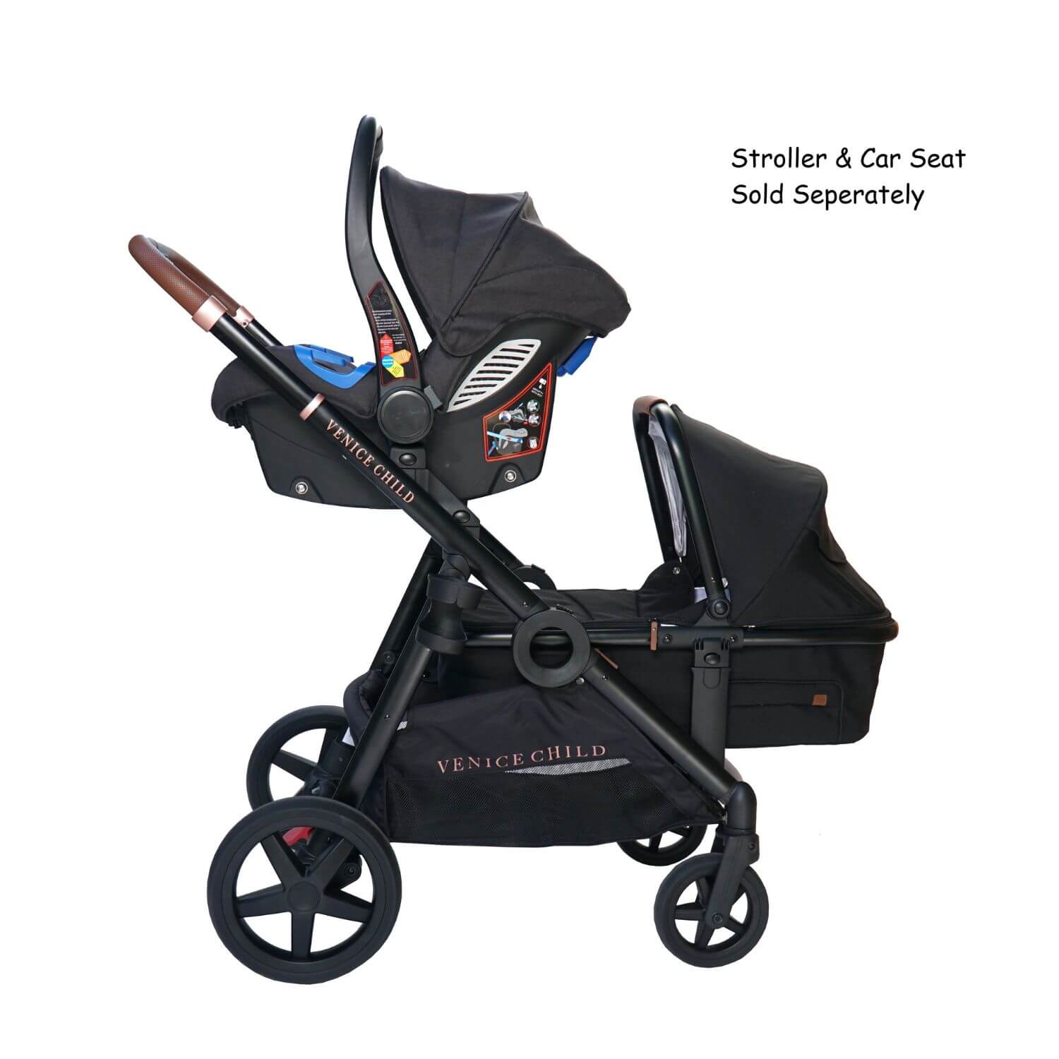 Venice Child Maverick Stand-Alone Bassinet | Eclipse