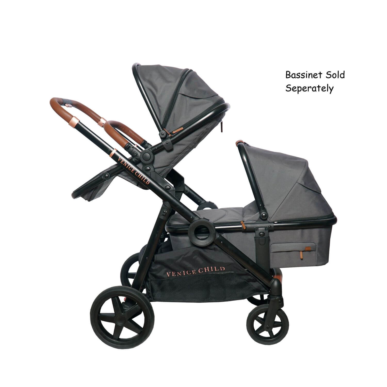 Venice Child Maverick Stroller & 2nd Seat | Twilight
