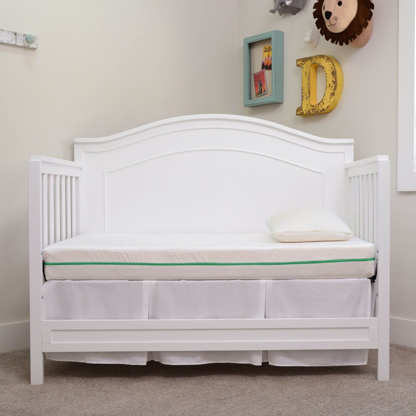 Toddler Bed with My First Crib Mattress Flip Version / Crib & Toddler