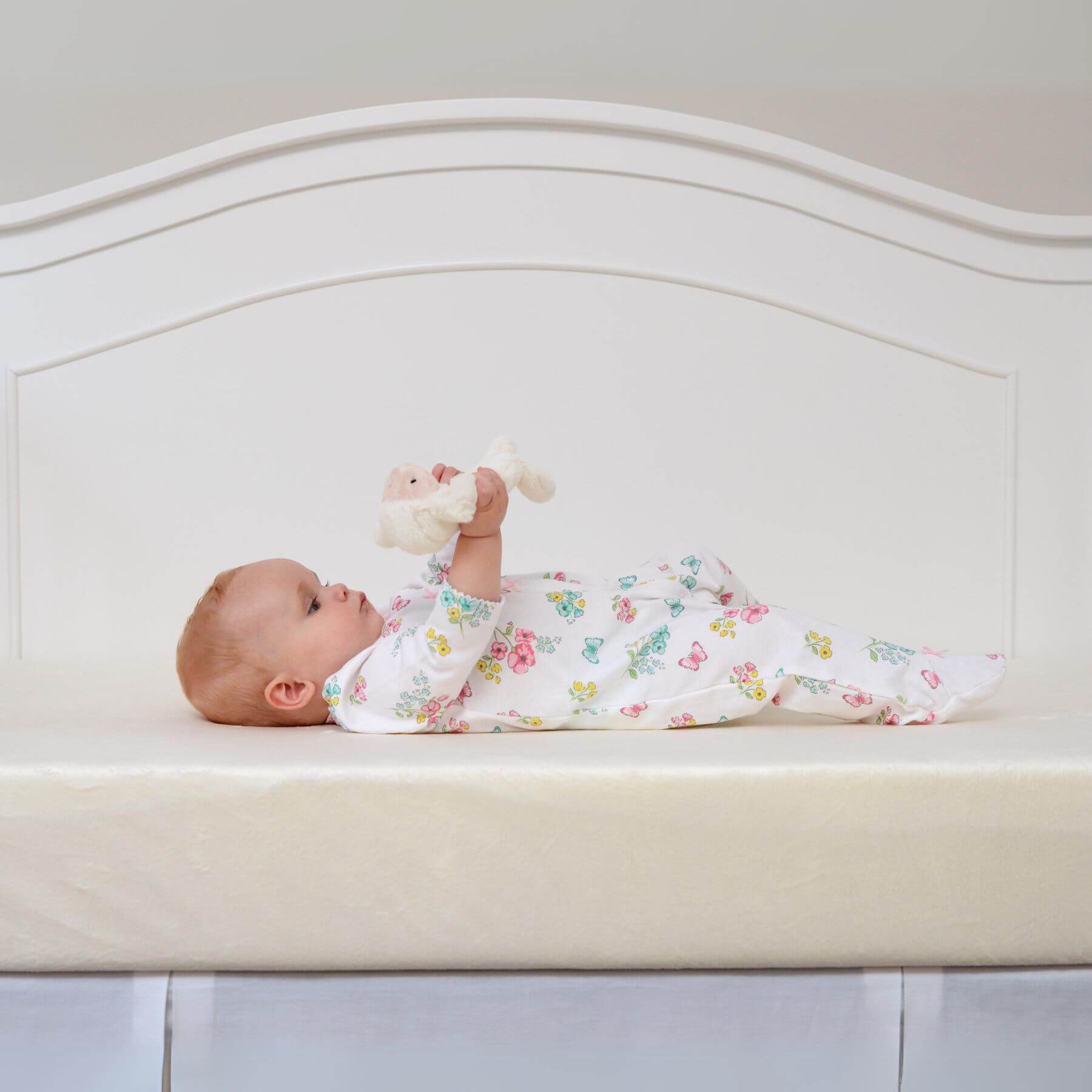 Baby Sleeping on My First Memory Foam Crib Mattress