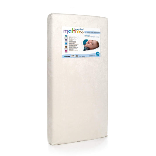 My First Memory Foam Crib Mattress with Waterproof Cover