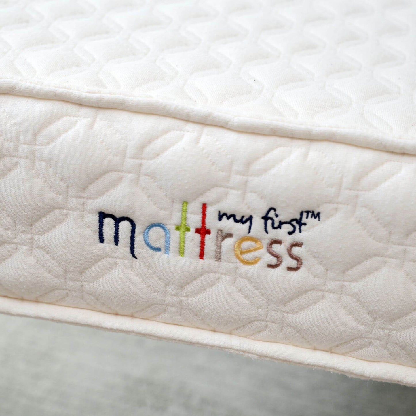 Detail of My First Quilted Crib Mattress