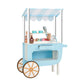 Teamson Kids My Little Helper Ice Cream Cart & Accessories Blue/White