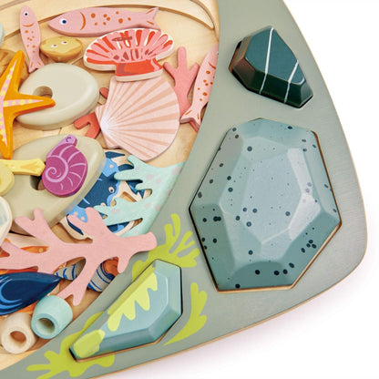 Close-up of Tender Leaf My Little Rock Pool