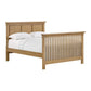 Mystic bed with white bedding on a white background