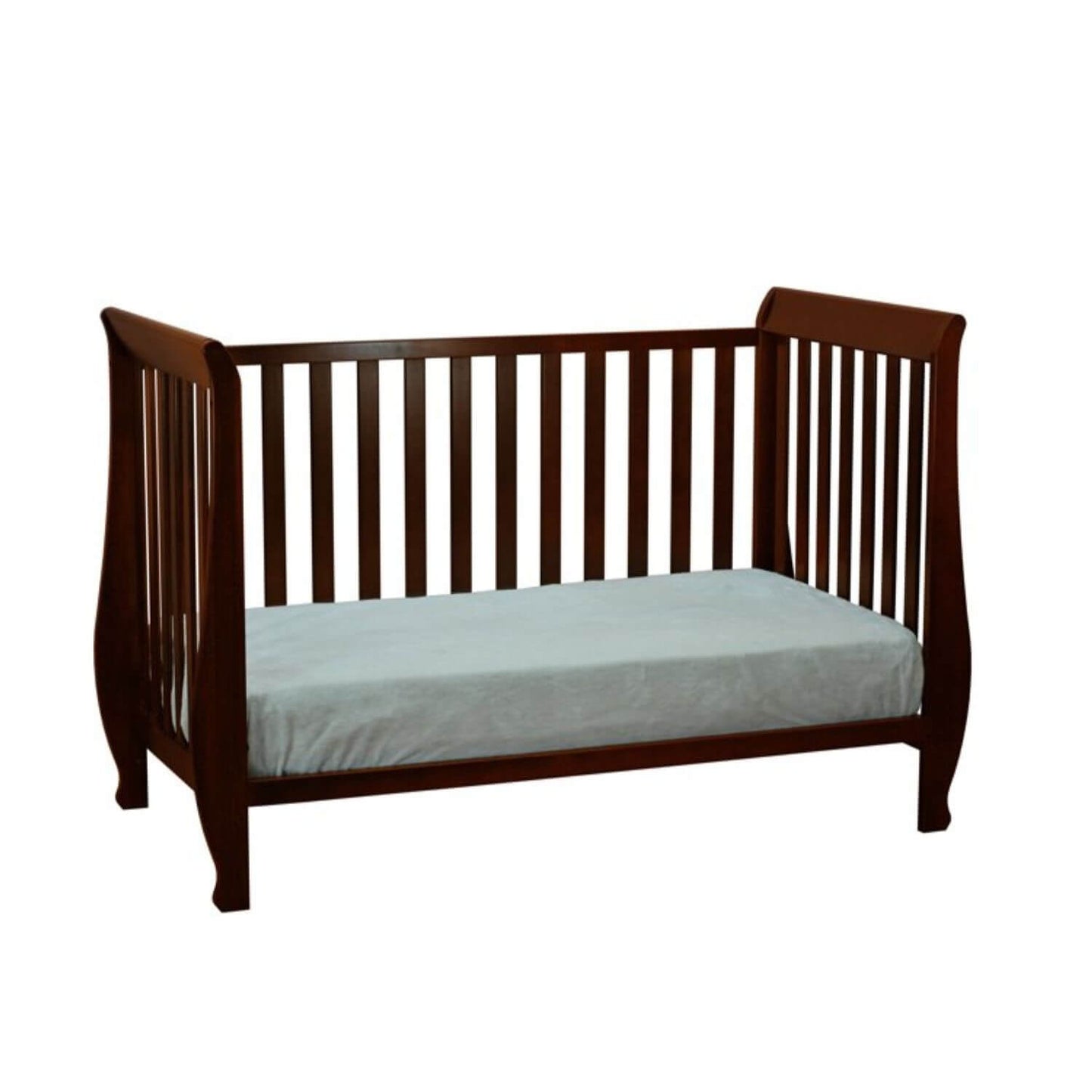 AFG Naomi 4-in-1 Baby Crib with Guardrail Espresso