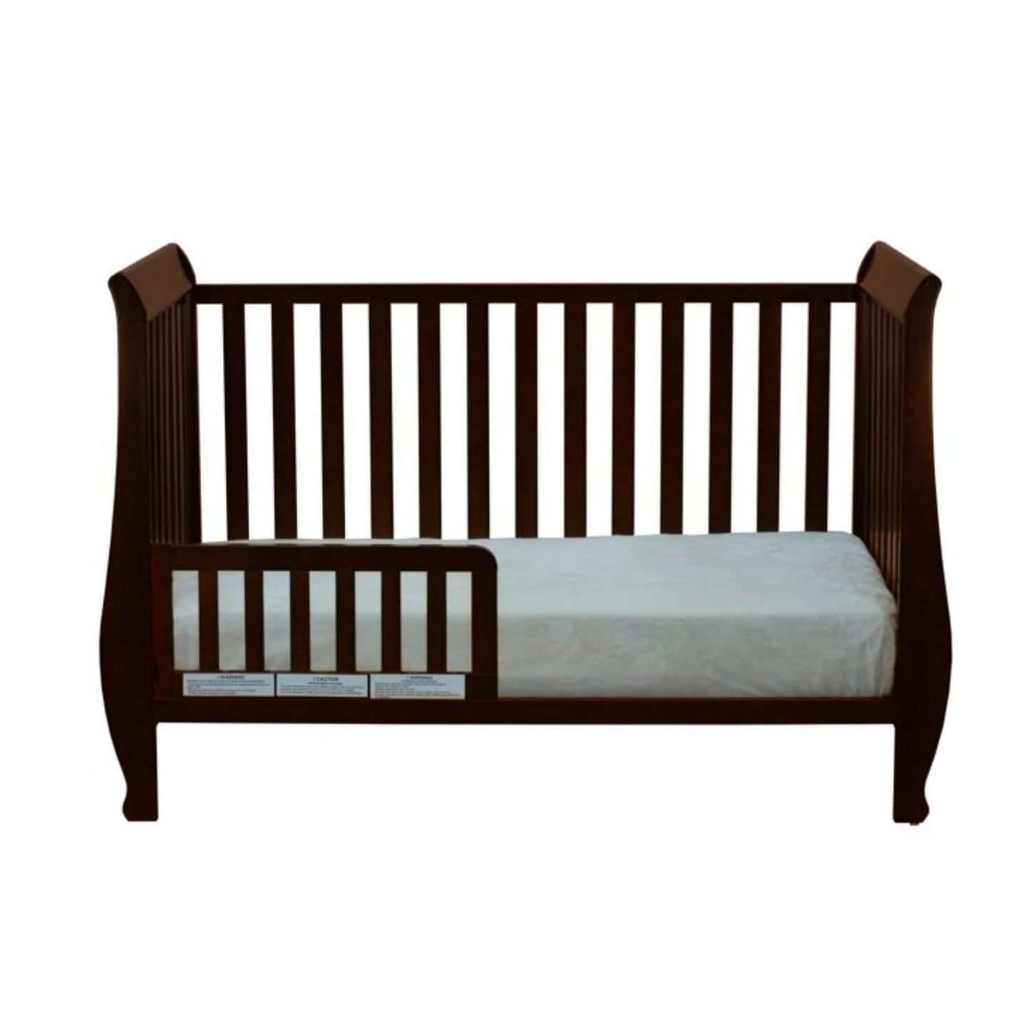 AFG Naomi 4-in-1 Baby Crib with Guardrail Espresso