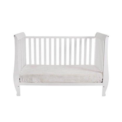 AFG Naomi 4-in-1 Baby Crib with Guardrail White