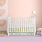 AFG Naomi 4-in-1 Baby Crib with Guardrail White