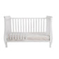 AFG Naomi 4-in-1 Baby Crib with Guardrail White