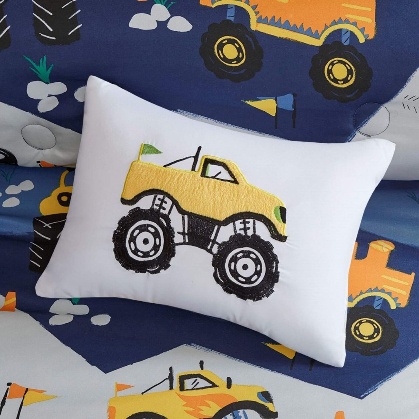 Nash Monster Truck Decorative Pillow