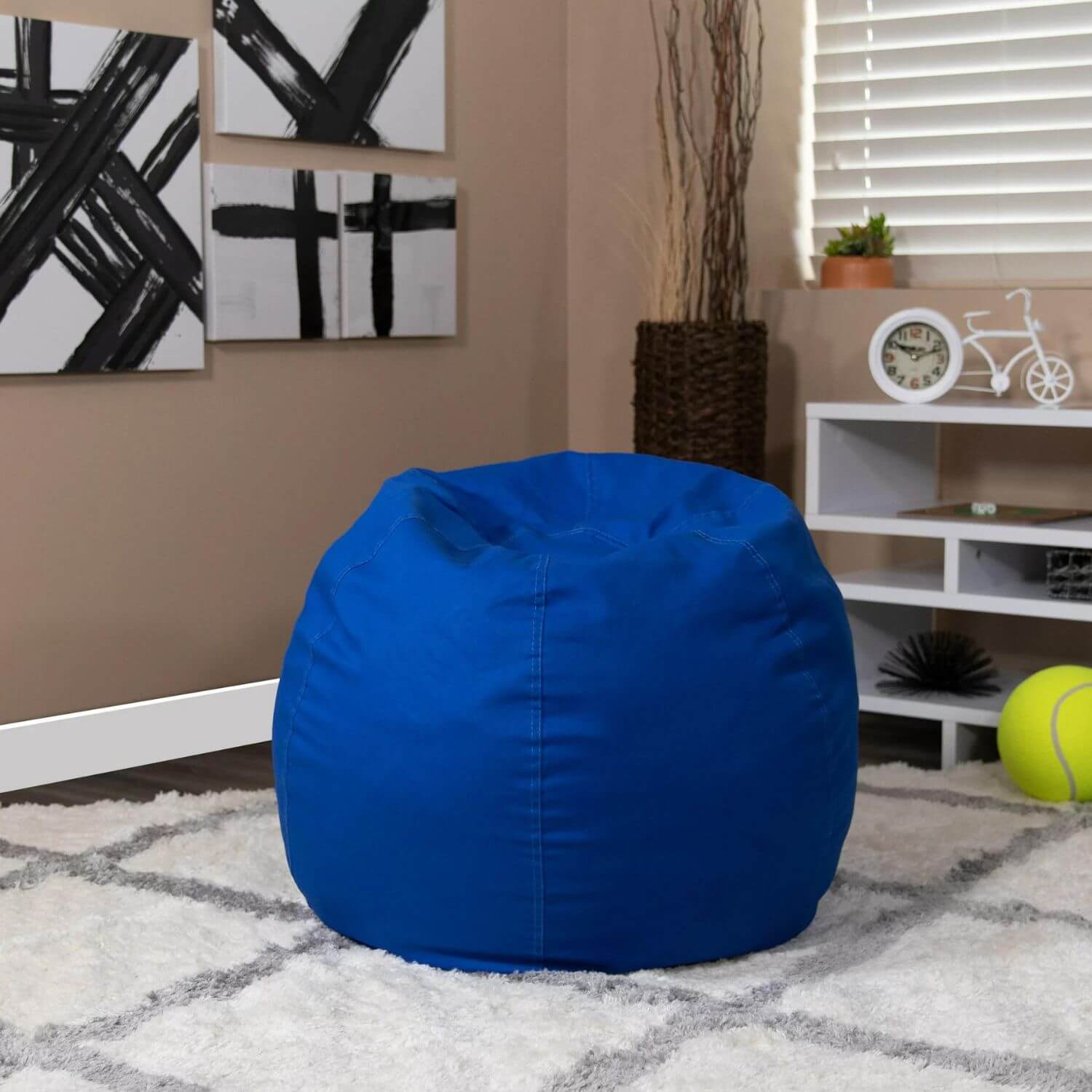 Flash Furniture Small Royal Blue Kids/Adults Bean Bag Chair