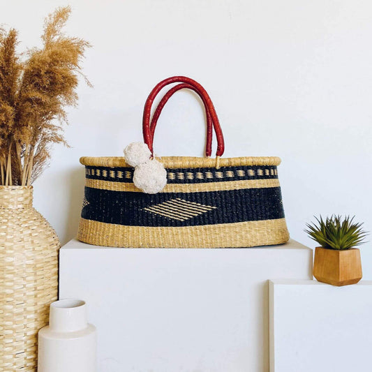 Plum+Sparrow Nightfall No Hood African Moses Basket
