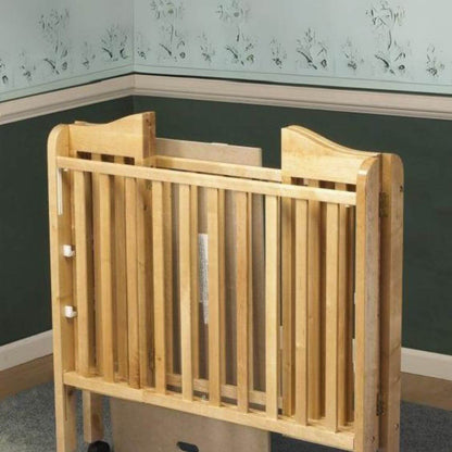 Orbelle Noa Three level Mini Portable Crib Natural - Folded