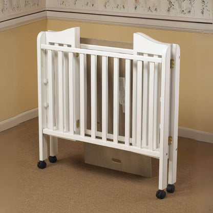 Orbelle Noa Three level Mini Portable Crib White - Folded
