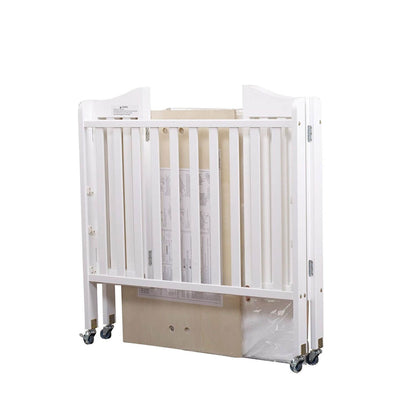 Orbelle Noa Three level Mini Portable Crib White - Folded