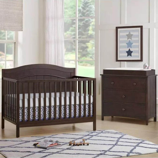 Oxford Baby Nolan 4-in-1 Convertible Crib | Espresso