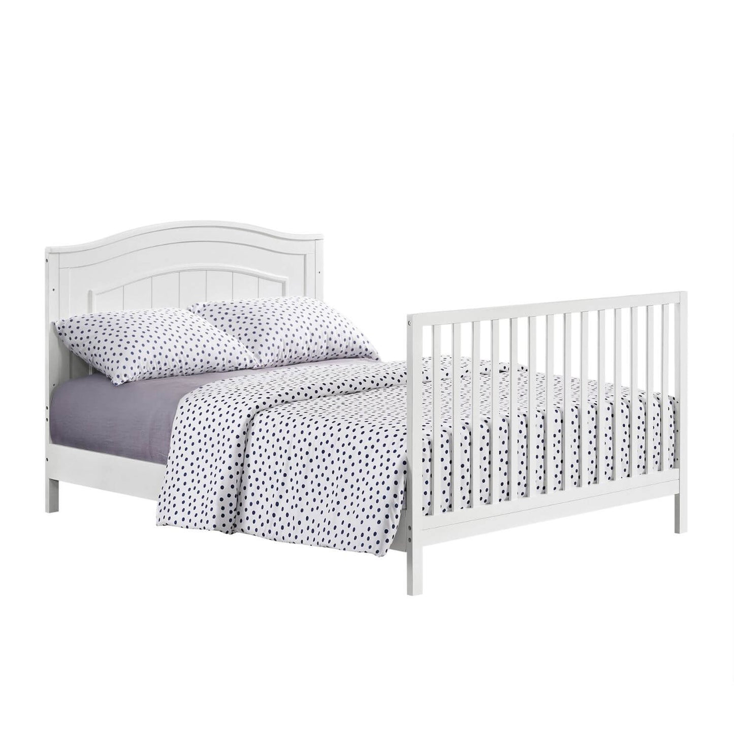 Oxford Baby Nolan 4-in-1 Convertible Crib | Snow White