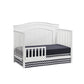 Oxford Baby Nolan 4-in-1 Convertible Crib | Snow White