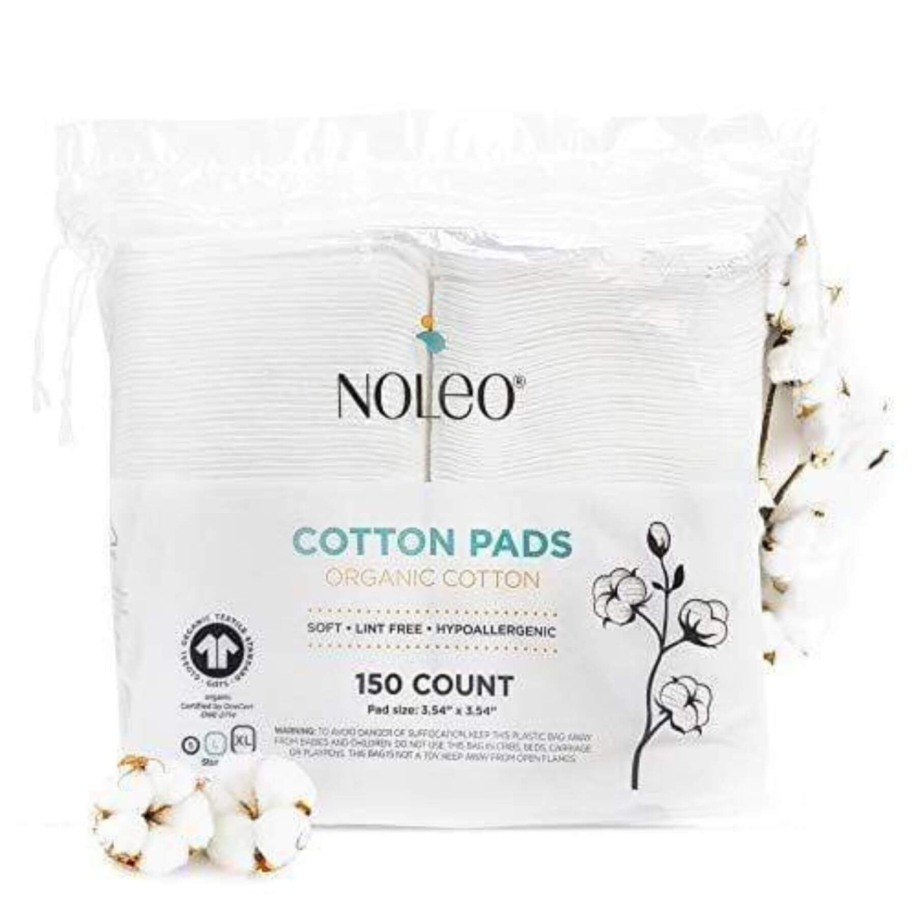 NOLEO Organic Cotton Pads