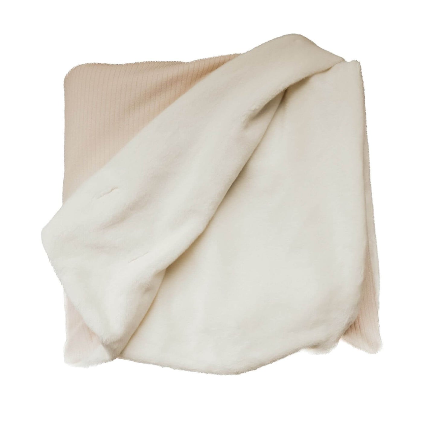 Little Mae & Co Oat Ribbed Toddler Blanket