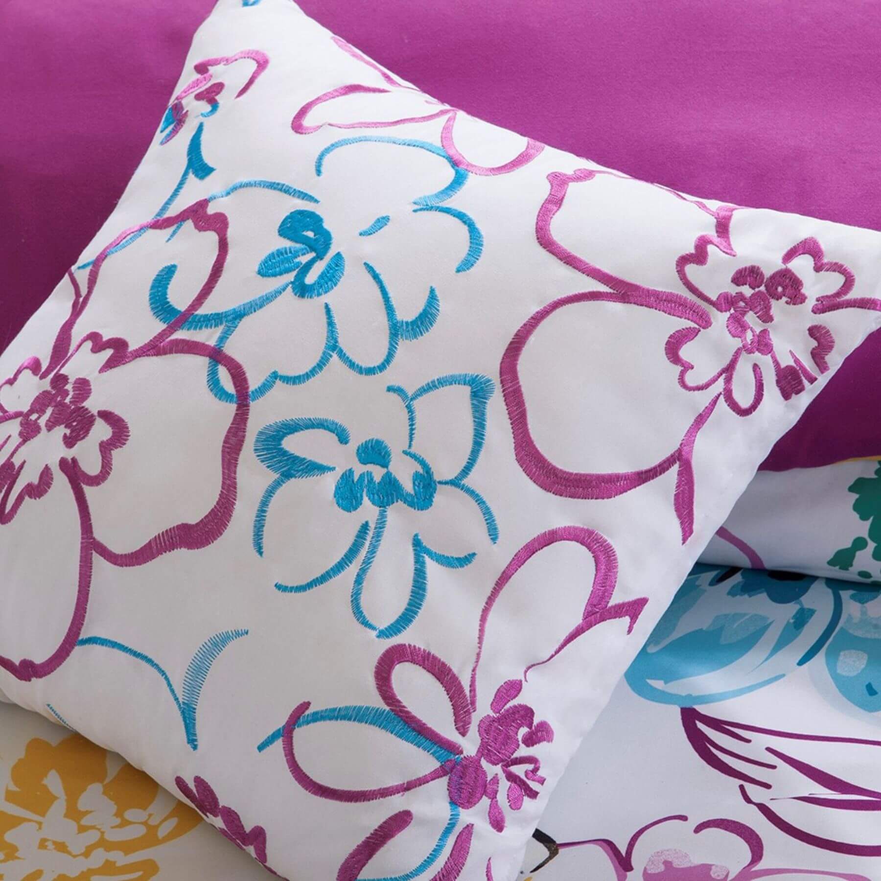 Olivia Floral Decorative Pillow