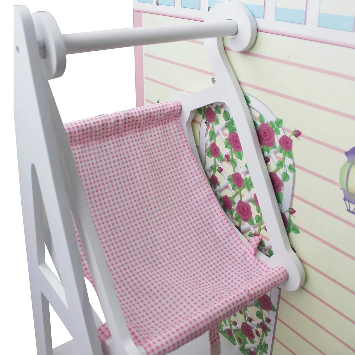 Detail of Olivia's Little World Baby Doll Changing Station Dollhouse Multicolor