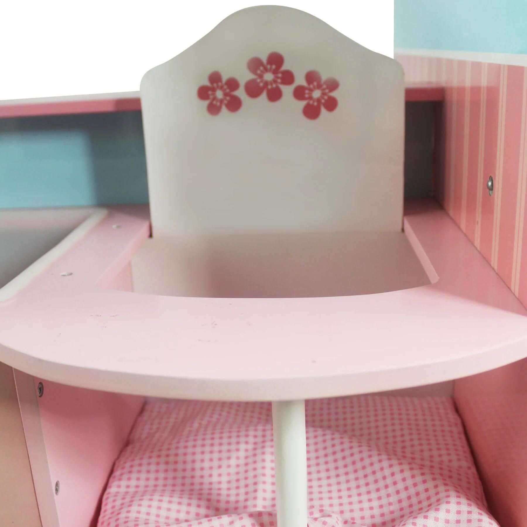 Baby Seat of Olivia's Little World Baby Doll Changing Station Dollhouse Multicolor